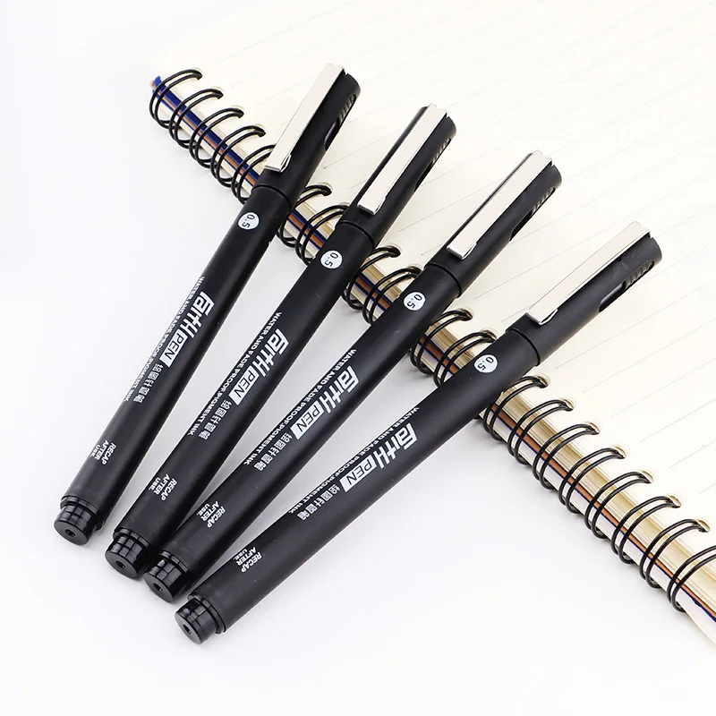 Baoke Needle Roller Ball Pen Drawing Pen Metal Clip Signature Pen With ...