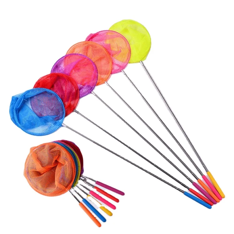 High Quality Stainless Steel Telescopic Handle Butterfly Catcher Net