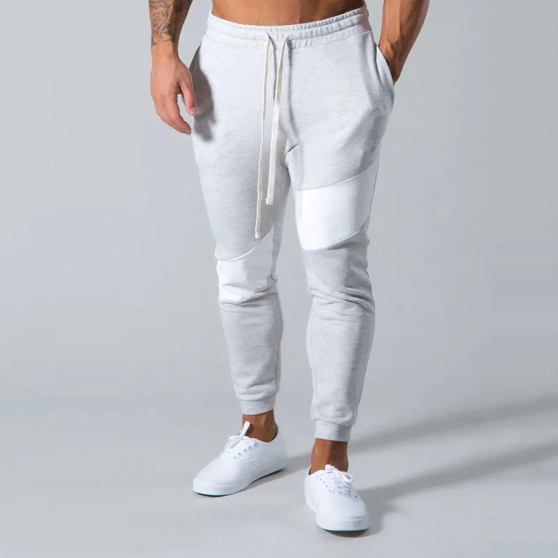 

Drawstring cotton jogger sport fitness sweatpants men