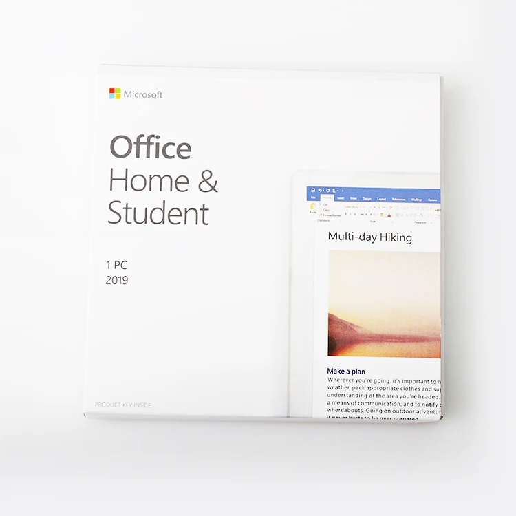 

Office 2019 Home and Student License Key Code For PC English version software digital download