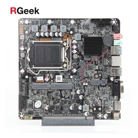 

RGeek OEM Thin ITX H110P H110 Motherboard Quad Core Mini ITX PC LVDS HD-MI VGA Mother Board Mini PC Mainboard with PCI E Slot