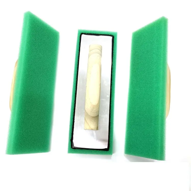 

finish concrete tools Sponge float cement trowel, Green/yellow/black /white