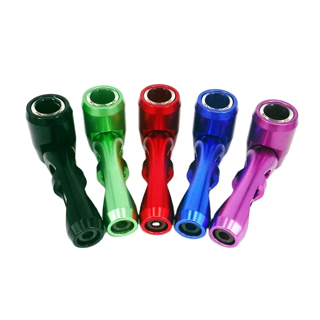 

Smoking Pipe Tobacco Glass Crystal Natural Custom Customizable Logo Hand pipe, Red,green,silver,black,pink etc