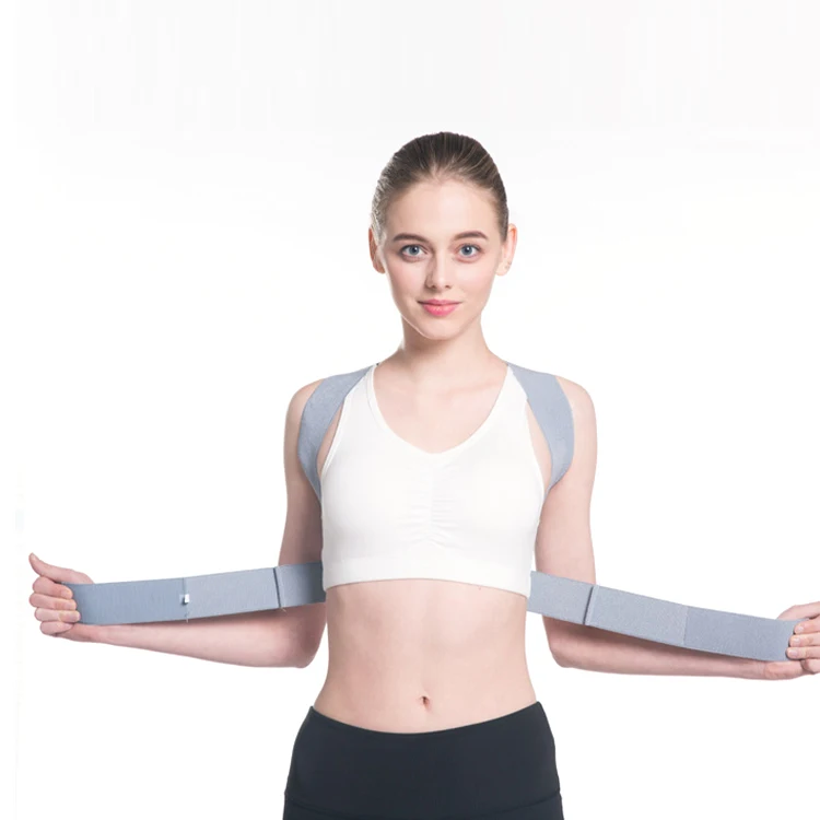

Support Ordering Clavicle Support Belt Hunching Adjustable Back Trainer Back Supports Belts, Gray