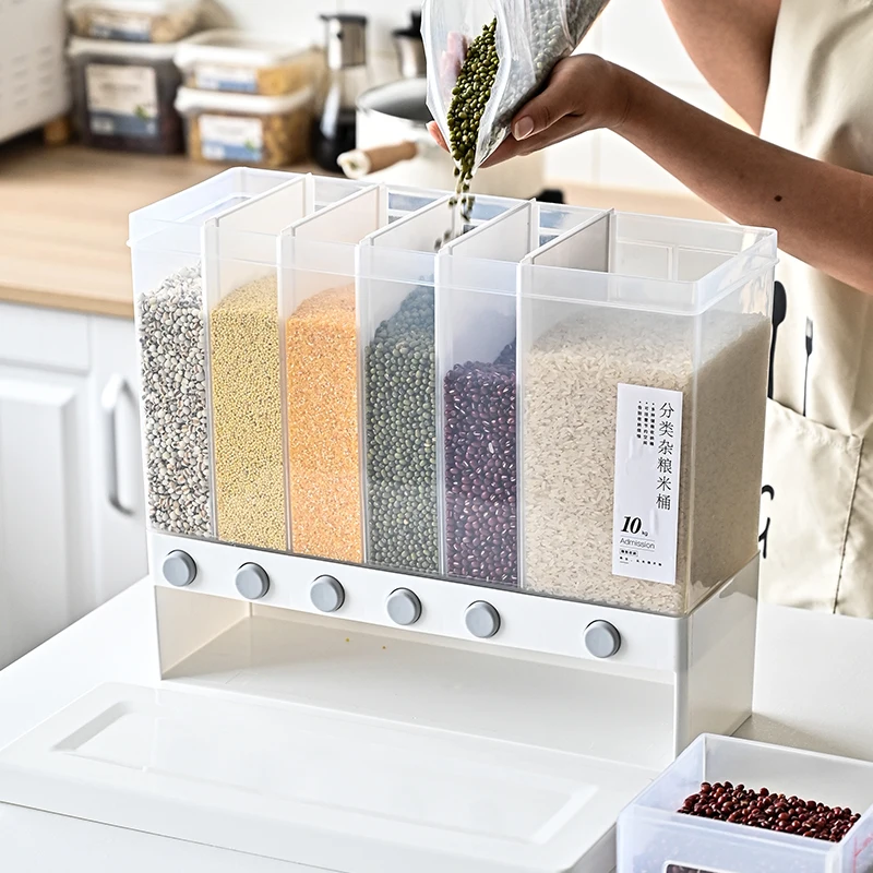 

triple bulk cereal dispenser cereal storage container