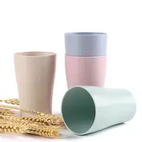 

Baby Wheat Straw Kid Fiber Plastic Food Grade Mug Natural Biodegradable Drinking Cup