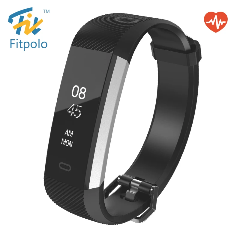 

Fitpolo new more color choose black sport smart movement fitness tracker healthy bracelet smart bracelet