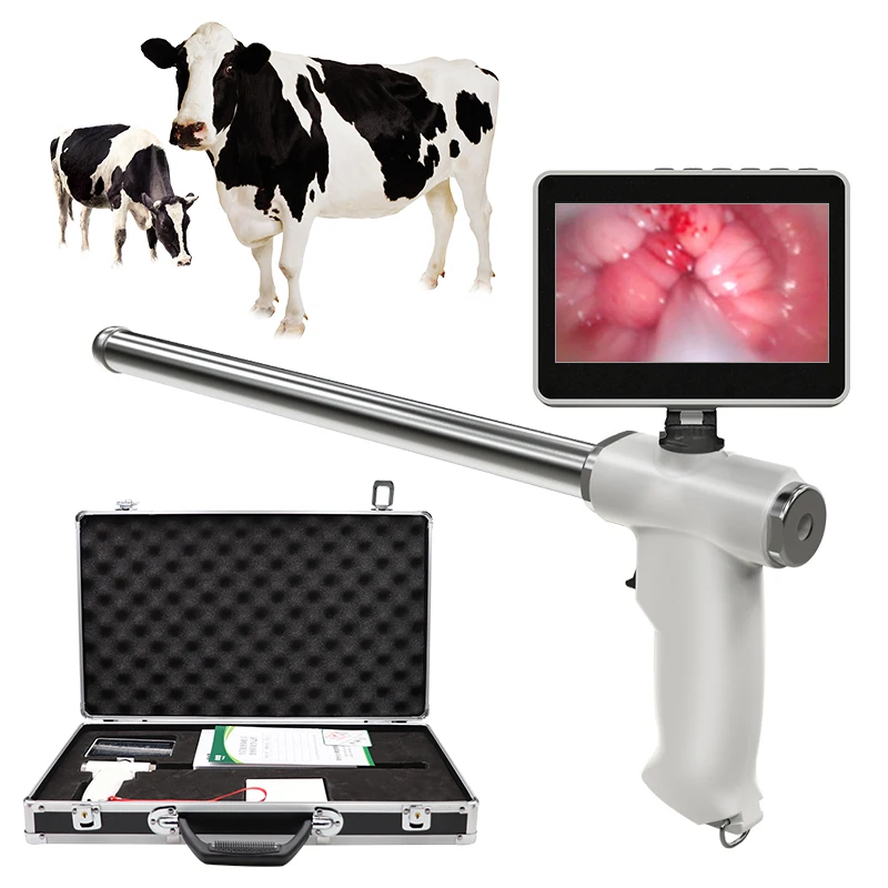 

Upgrade Type Digital Vet ai Artificial Insemination Gun Cattle Cow Insemination Smart Gun with Camera