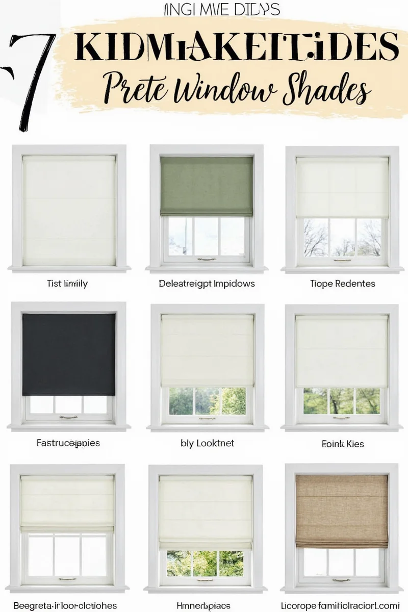 Comparison of 7 family-friendly window shades