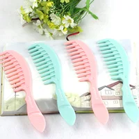 

Cheap Personalized fashion salon custom detangle hair comb plastic wide tooth comb
