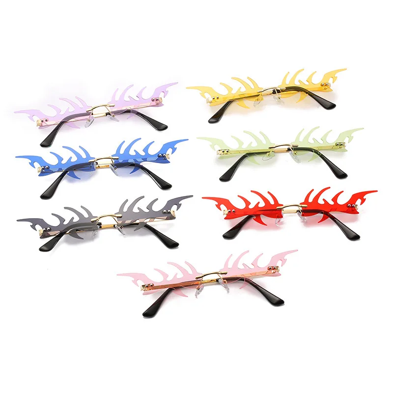 

New style goldfish cool exaggerated personality dazzle color party make strange sunglasses trade women glasses