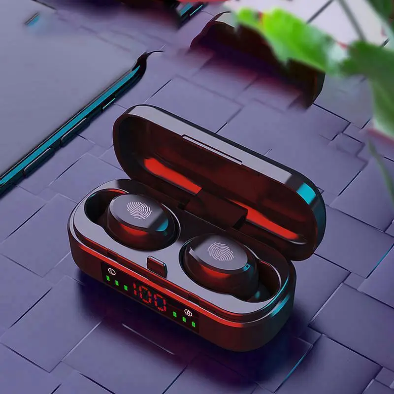 

Wholesale best wireless earbuds with fashion design, Black