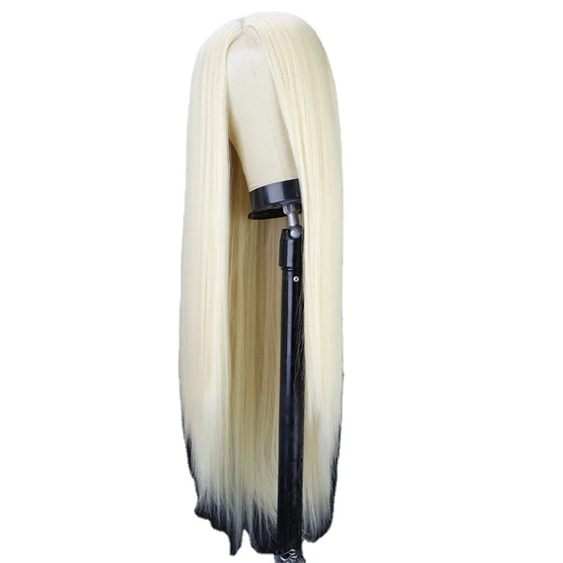 

Wholesale newest high quality Wig women long black straight wig natural in stock