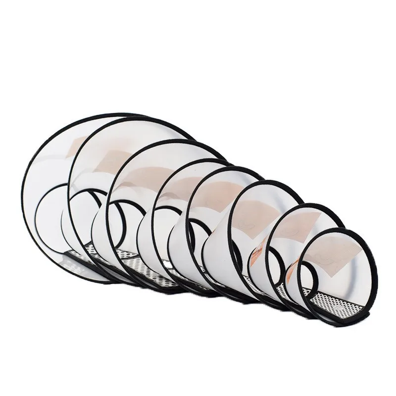 Pet Recovery Dog Cones Cat Cone After Surgery Vent Adjust Plastic Dog