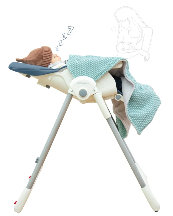 
HONEYWAY 2020 new multifunctional plastic Child high chair connection baby dining furniture 