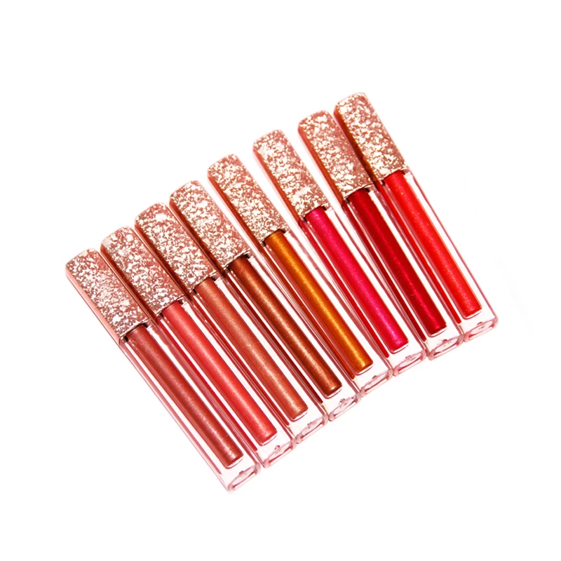 

New Arrival Natural Wholesale Custom Matte Lipgloss 17 Colors Lip Gloss Private Label