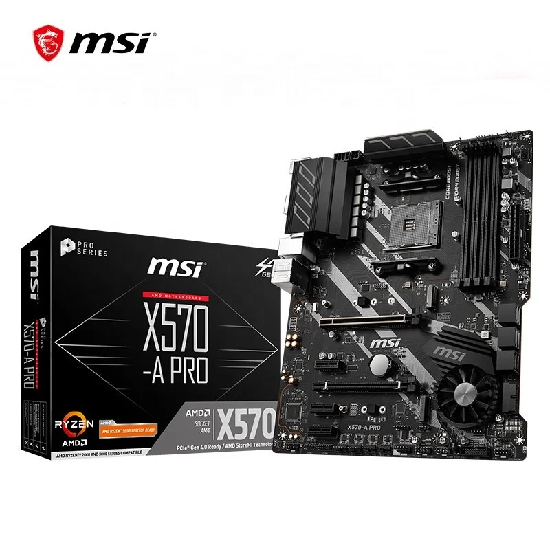 

Hot Selling AM4 MSIX570-A PRO motherboards for Desktop computer X570