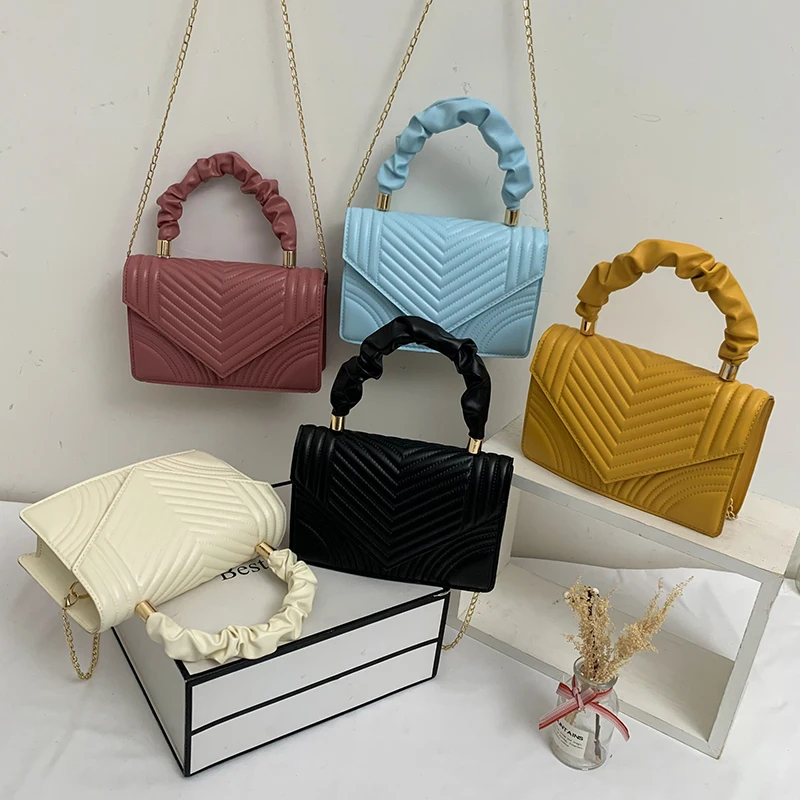 

2021 Hot Sell Girls Hand Bags Woman Versatile Handbags Young Lady Purses