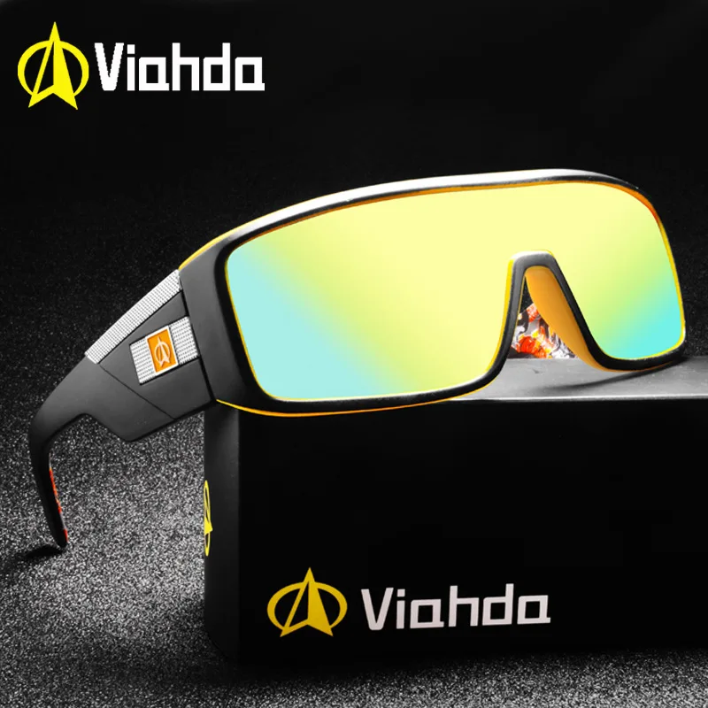 

2020 New VIAHDA Women Conjoined piece Sun Glasses UV 400 Custom Logo cycling Sports Sunglasses, Picture colors