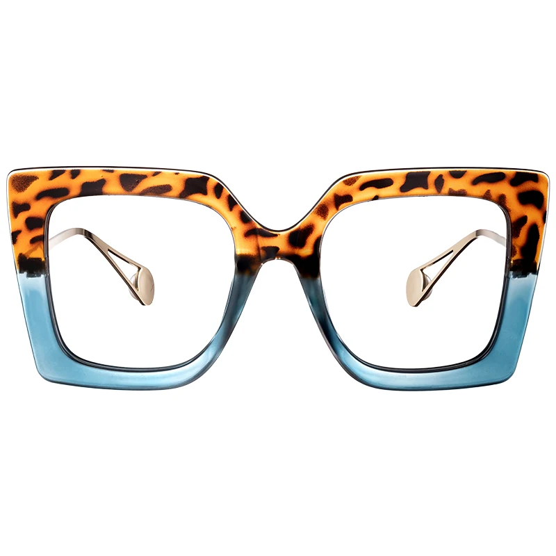 

Top Quality Oversized Style Square Spectacles Glasses Optical Eyeglasses Frames For Women