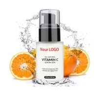 

Private Label Face Vitamin C Serum skin care whitening Anti Aging Anti Wrinkle Firming with Hyaluronic Acid