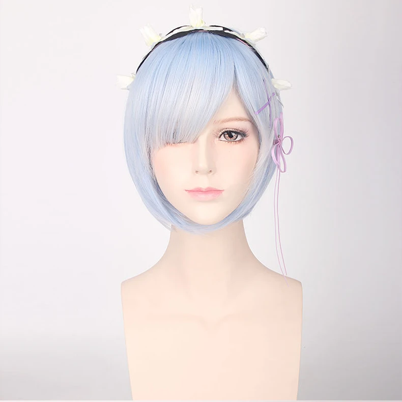 Free Sample Cheap Short Bob Cute Bang Anime Cosplay Synthetic Fiber Hair Wig