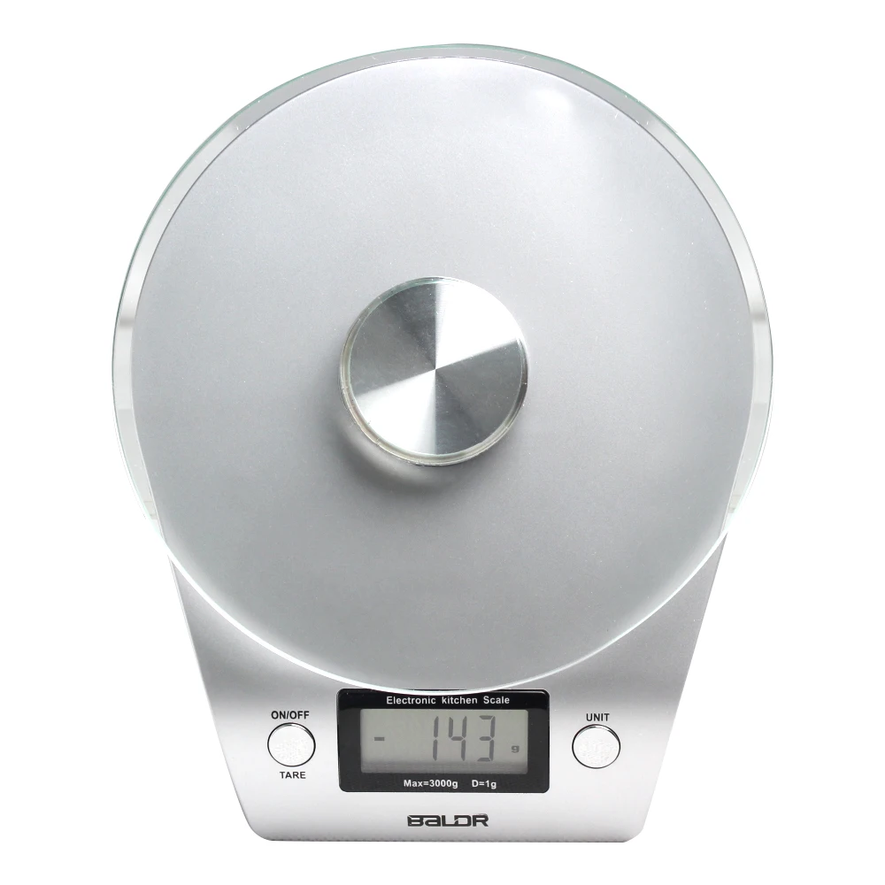 

Stocktake Sales 3kg High Precision Glass Digital Food weight Kitchen Scale