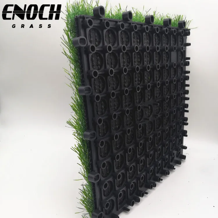 

ENOCH 25mm artificial grass interlocking turf for garden carpet FREE SAMPLE