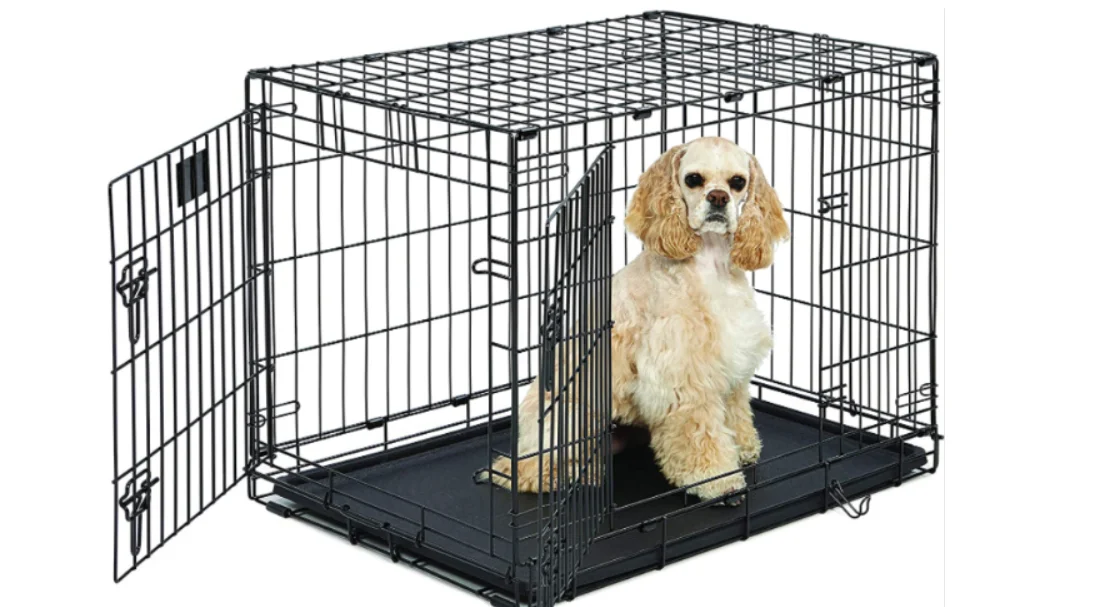 Double Door Foldable Pet Carrier Cage Pet Cages Carries Dog Cage Crates For Dogs Buy Foldable