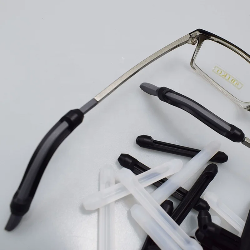 
Anti-Slip Elastic Comfort Glasses Retainers Soft Silicone Eyeglass Temple Tips 
