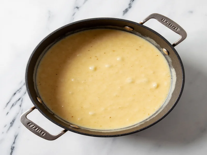 Smooth roux preparation for clam chowder base