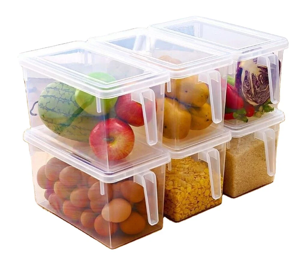 

crystal capped plastic wrap food ware box fruit nuts storage case freshness preservation box food container