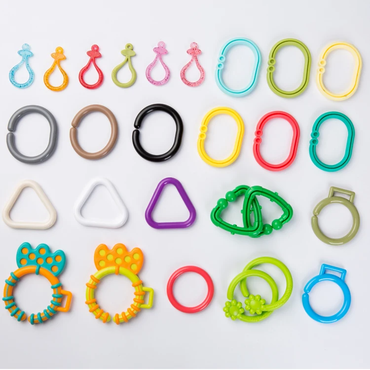 

Hanging Newborn Baby Rattles Toys Ringing Teether Sets Plush Gift For Infant, Multi