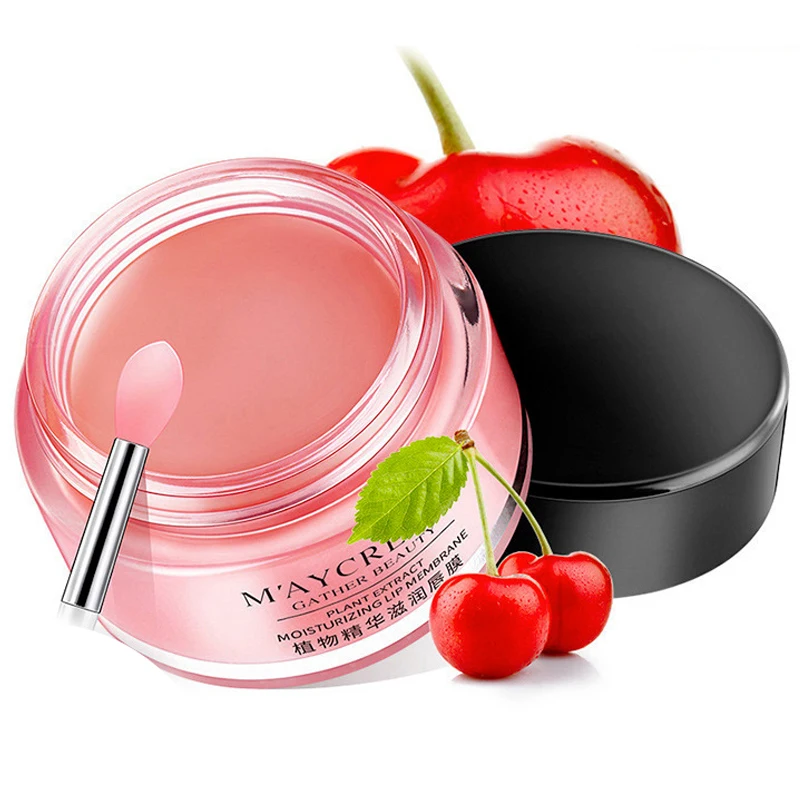 

Lip Plumper Hydrating Moisture Lip Sleeping Mask Nourishes Repair Fine Line Lip Gel Cream Plumper Enhancer Anti-aging Skin Care, Pink