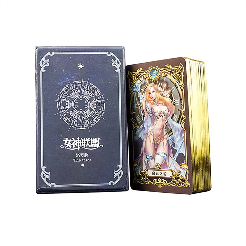 

High Quality Custom Matte Lamination Printing Paper Black Tarots Game Playing Card, Custom color accepted