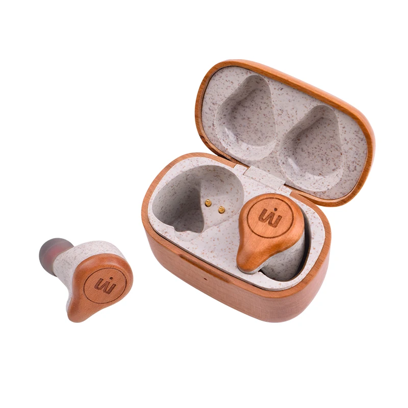 

Private Customized Popular Fsc Wood Mini Bluetooth Bt Wireless Price Twins Running Long-Life Tws Sport Earbuds Earphone