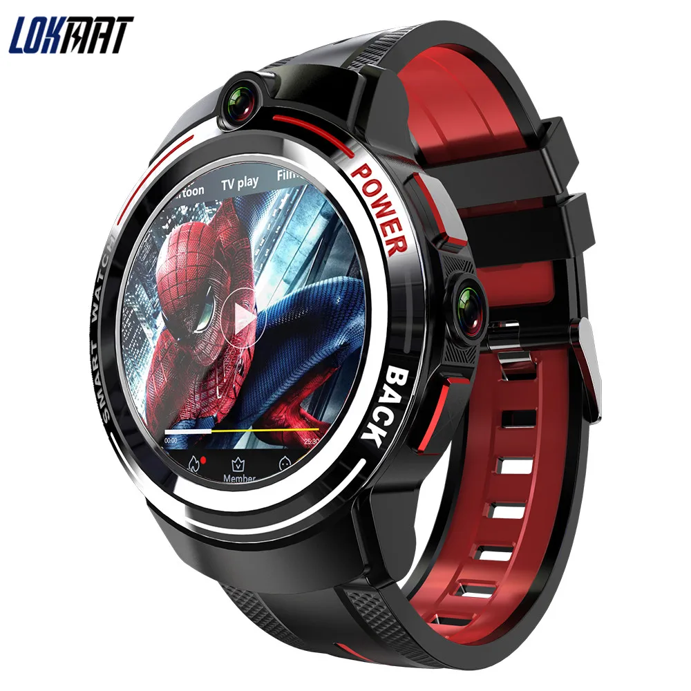 

2021 Lokmat APPLLP 3 Android Smart Watch Men 1.39 inch Full Round AMOLED Screen Wifi GPS 4G Smartwatch with Google Play Store