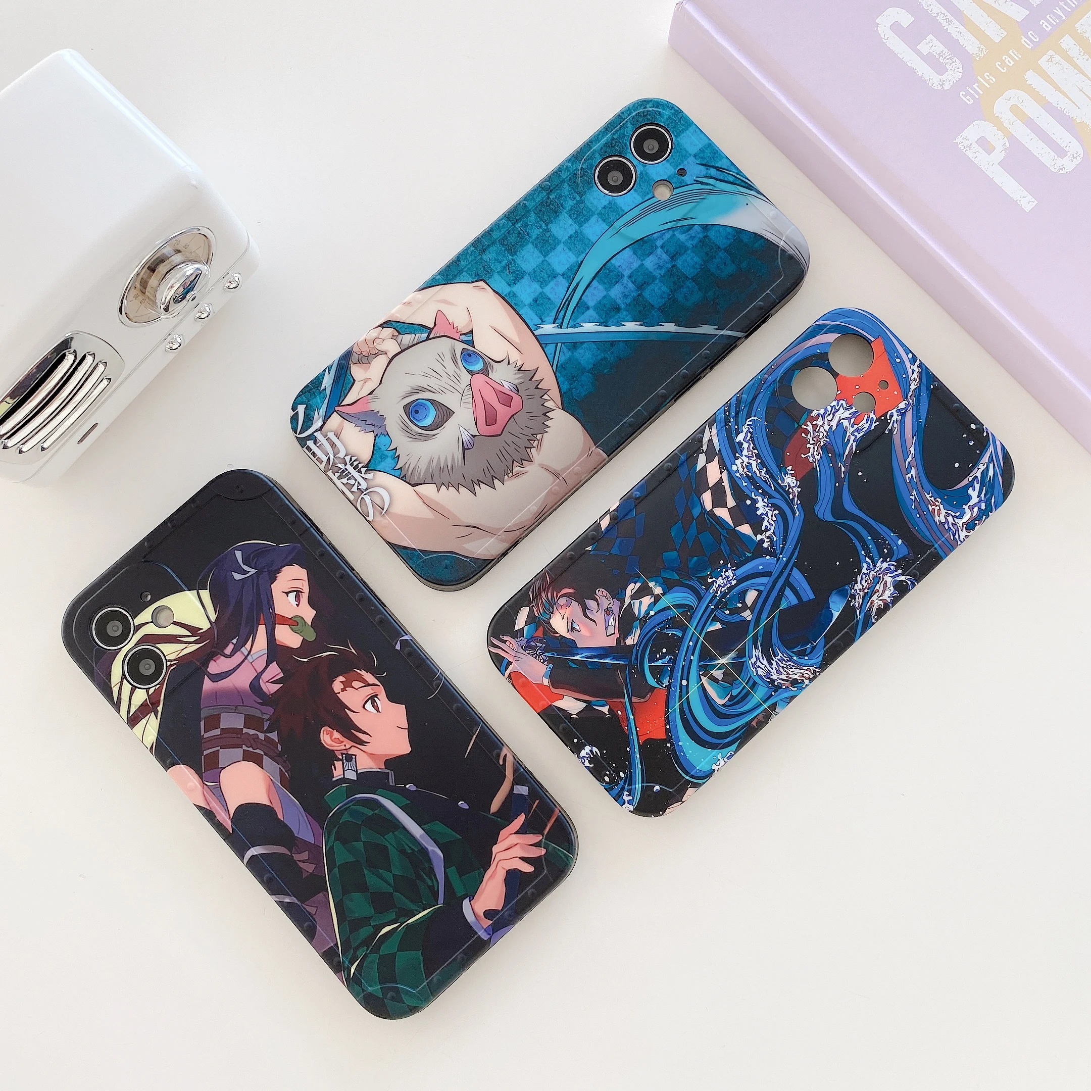 

For iPhone 12 11Pro Max Xs Max Xs 7 8 Cute Super Hero Anime Characters Soft phone Case