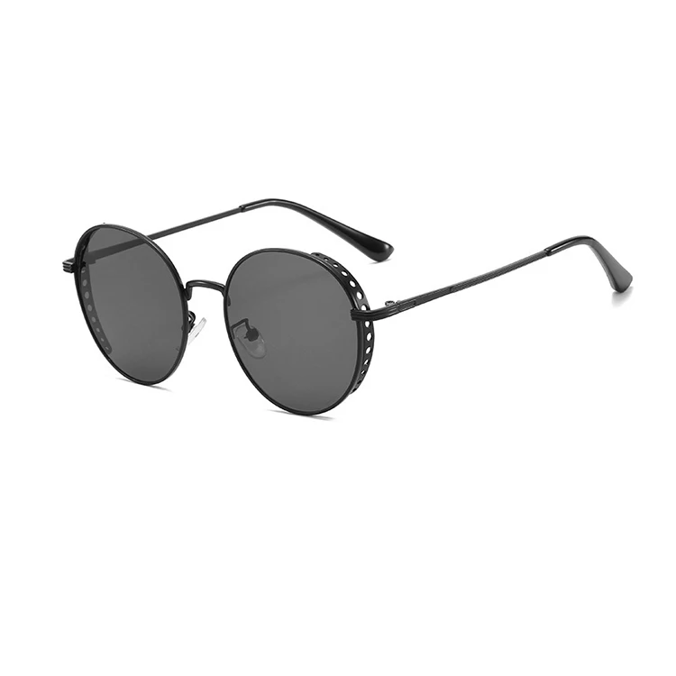 

9072 Retro Steampunk Round Sunglasses Decoration Metal Frame Glasses kabir singh sunglasses