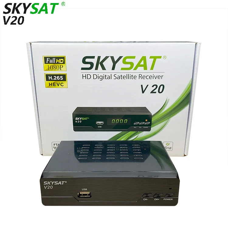 

Digital Satellite TV Receiver Ali3521 chipset H.265 Receptor support WiFi 3G VPN IPTV cccam SKYSAT V20