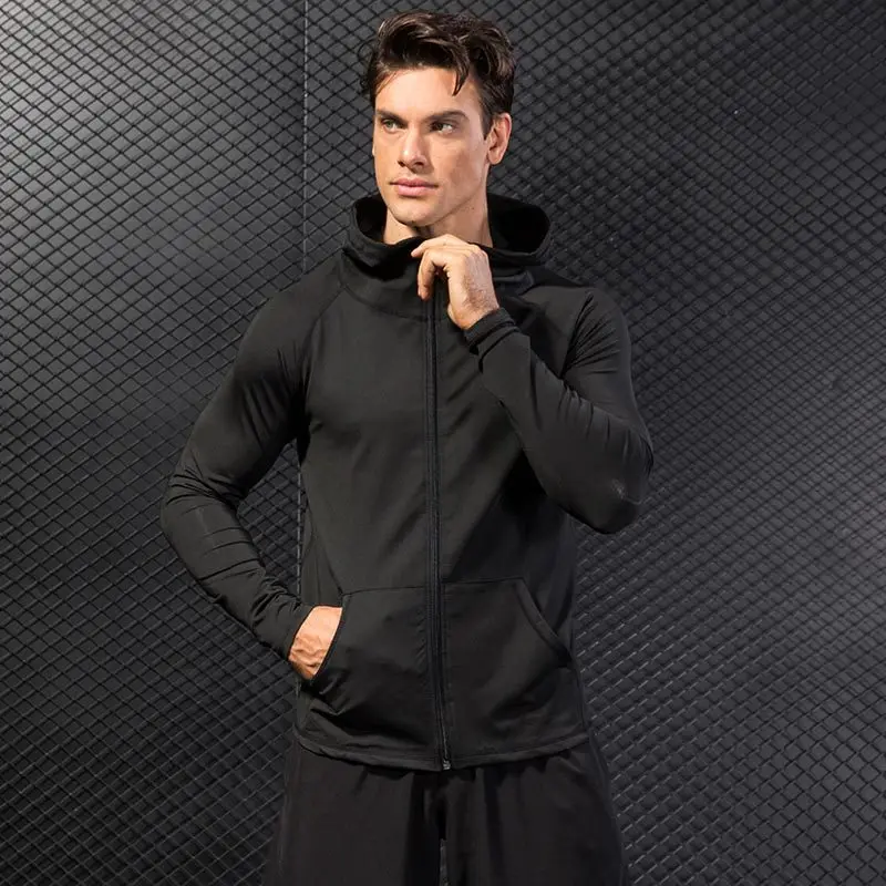 

Men's Active Knit Zip Up Hoodie