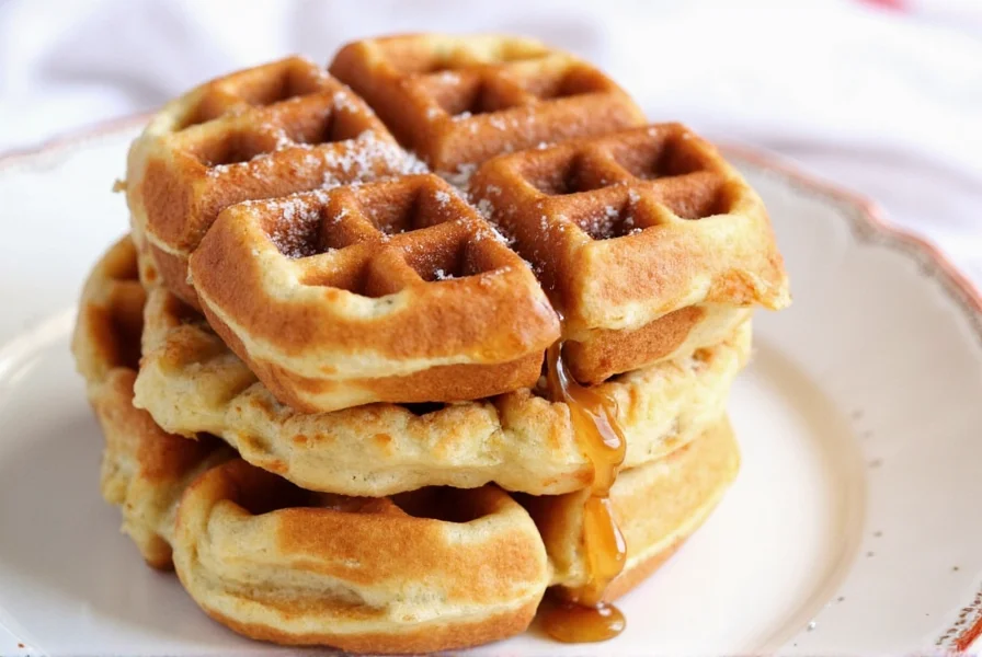 cinnamon roll waffles