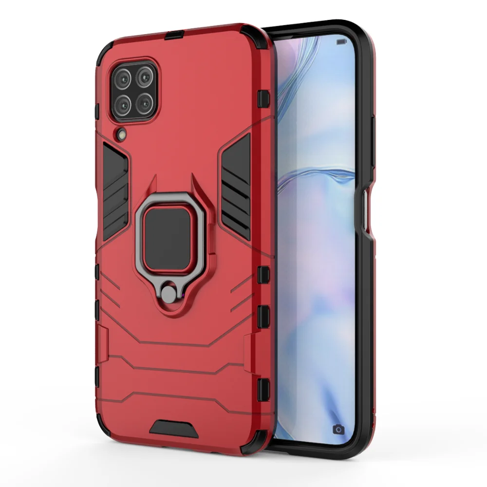 

For huawei nova6 se case car mount magnetic kickstand ultra thin tpu pc mobile phone cover bags