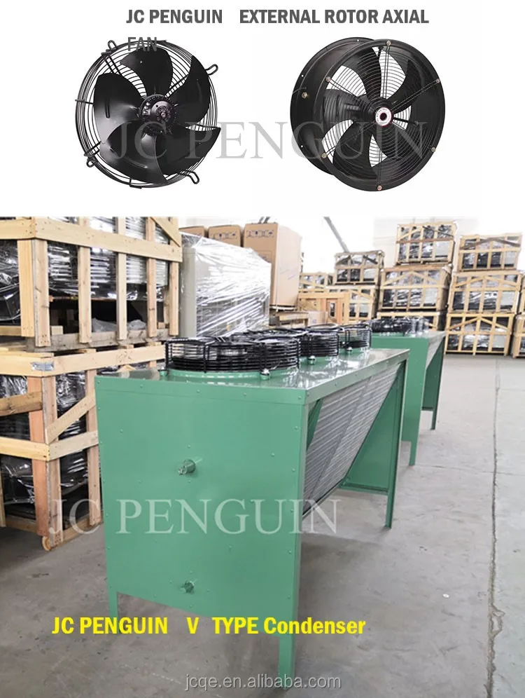15hp High efficiency for cold storage  condenser with compressor