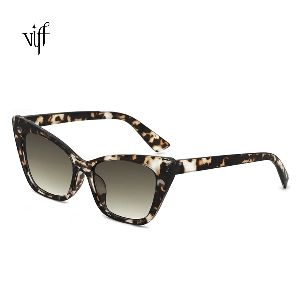 

VIFF HP18424 Cat Eye Sunglasses Fashion Trendy Shades OEM Nylon Polarized Lens Oversize Cateye Sunglasses