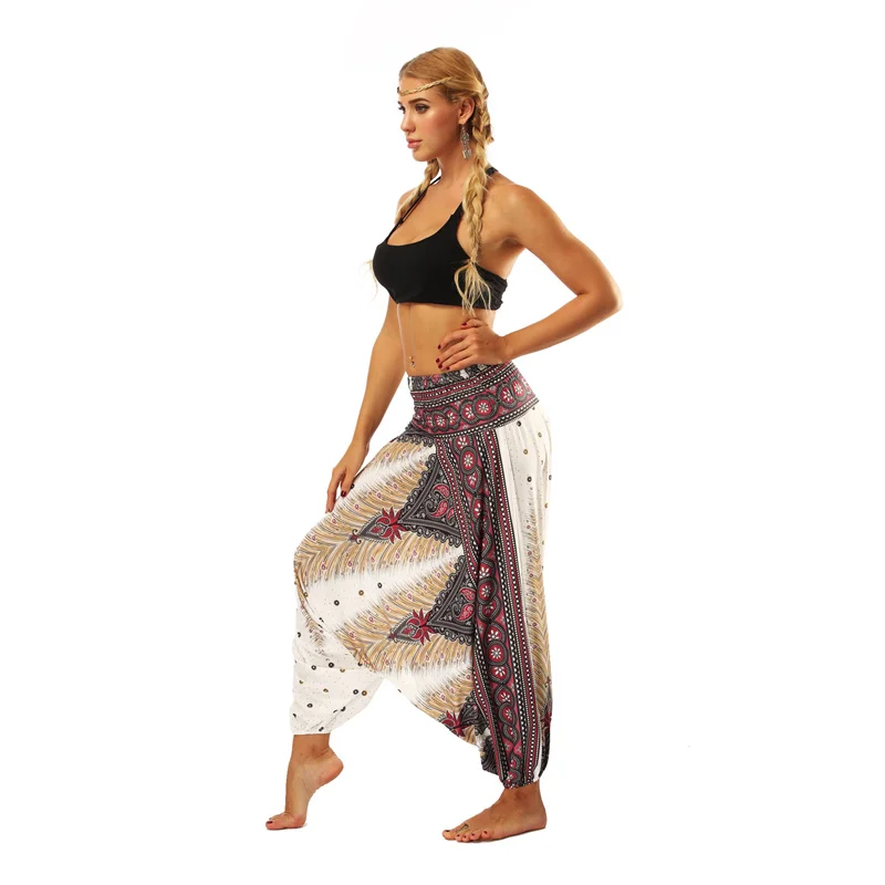 

Hot Sell Wholesale Digital Printing Loose Low-crotch Fitness Yoga Pant Lightweight Women Casual Fashion Pant, As listed or as your require