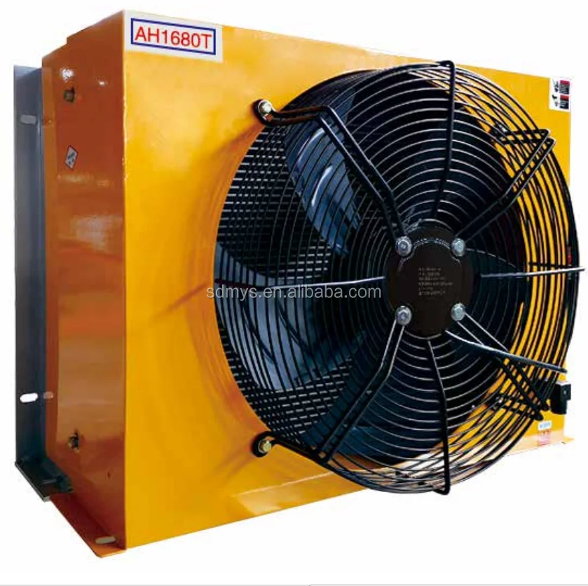 

best sells yellow blue plate heat exchanger AH1680 300L hydraulic oil radiator Oil Cooler