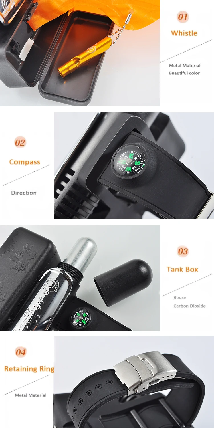 swimming equipment Unique design lifesaving smart wristband underwater emergency rescue safe swimming equipment 
