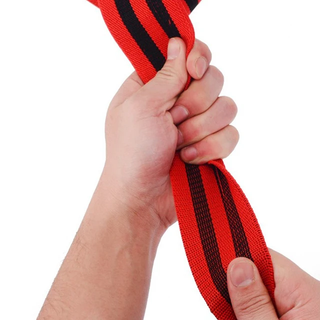 

High Quality Knee Wraps Blood Flow Restriction Bands BFR Bands, Red blue