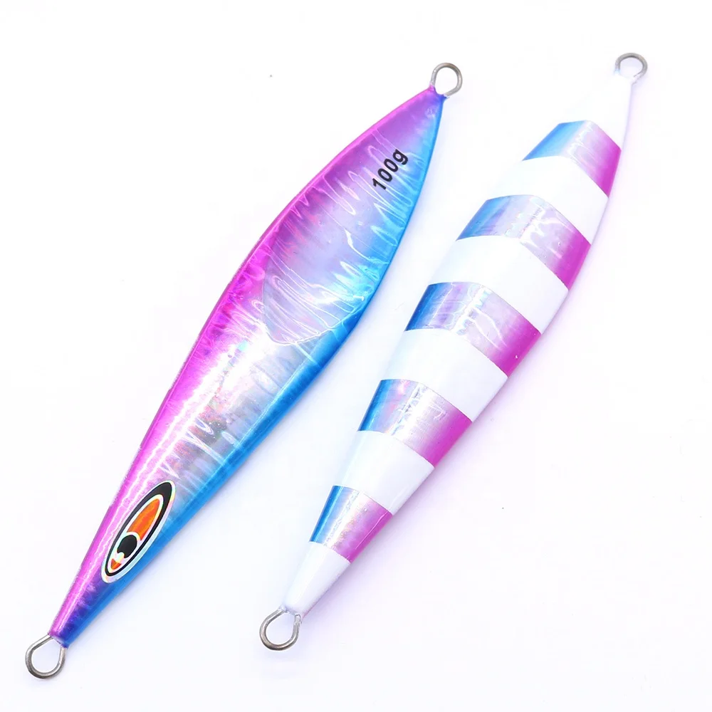 

CASTFUN Rector Jig Metal Jigs 210g Slow Pitch Jigging Lure With Glow Zebra Slow jig Saltwater fishing lure, 5 colors